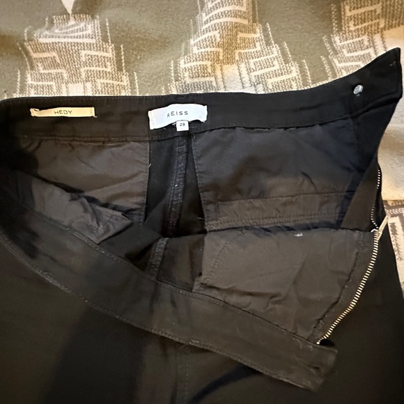 Reiss Hedy High Waist Ankle jeans ultra stretch with Side Zip - Picture 3 of 6